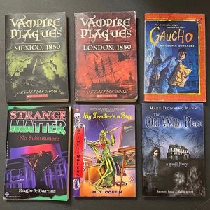Preteen/Teen Halloween Chapter Book (Lot of 6); Vampire Plagues Strange Matter +